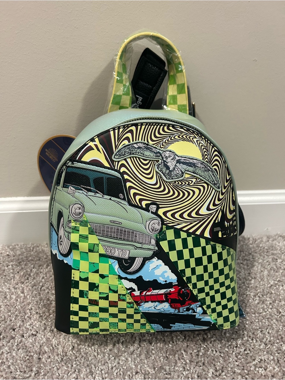 Fred Segal Harry Potter The Chamber of Secrets Abstract Mini Backpack - NWT